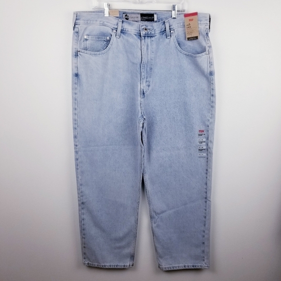 Levi's SilverTab Loose Light Wash Jeans NWT 40x30 - Picture 1 of 11